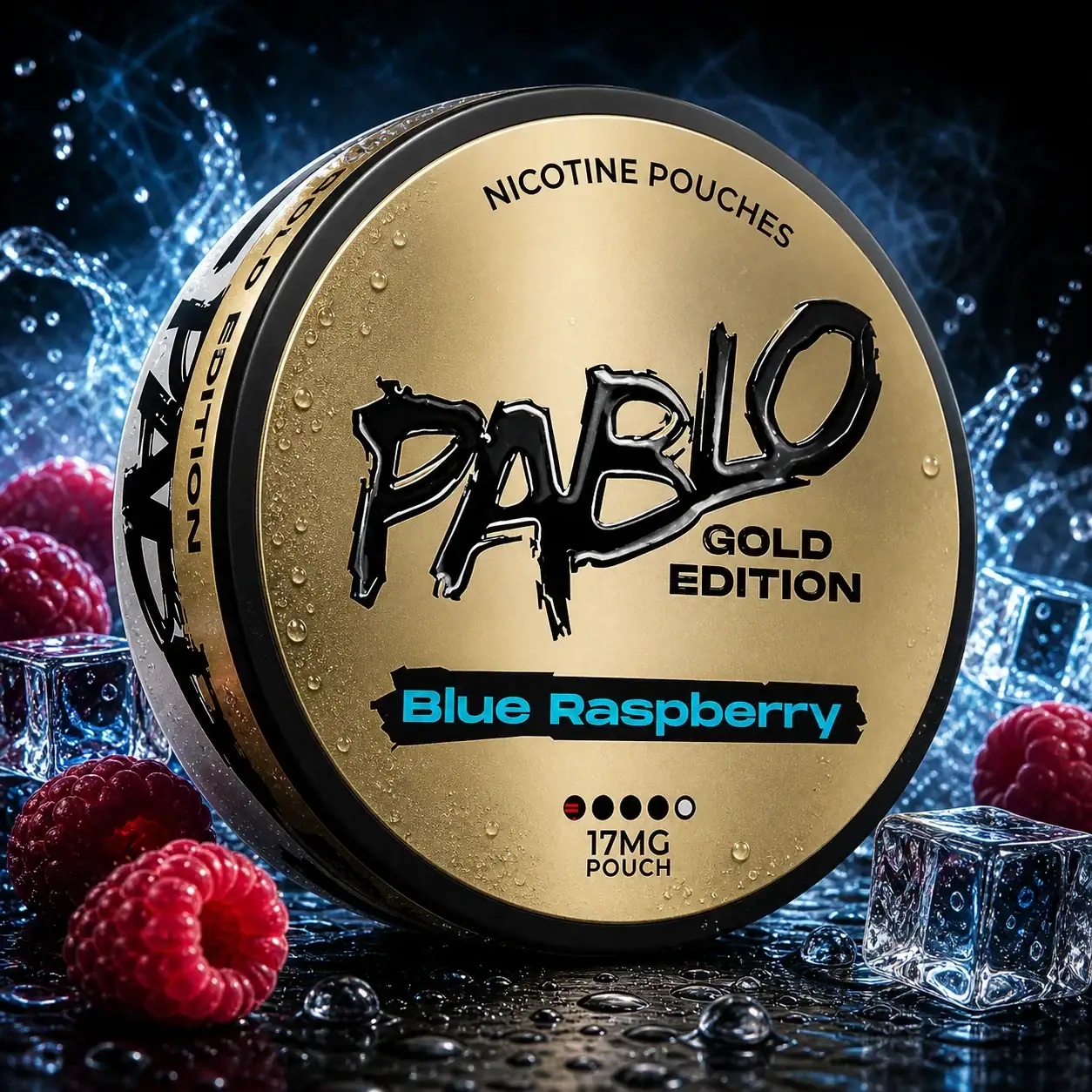 Pablo Gold Edition Blue Raspberry