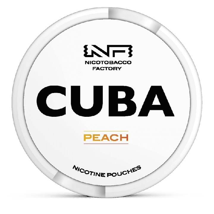 1 Cuba Peach Strong nikotin poşeti