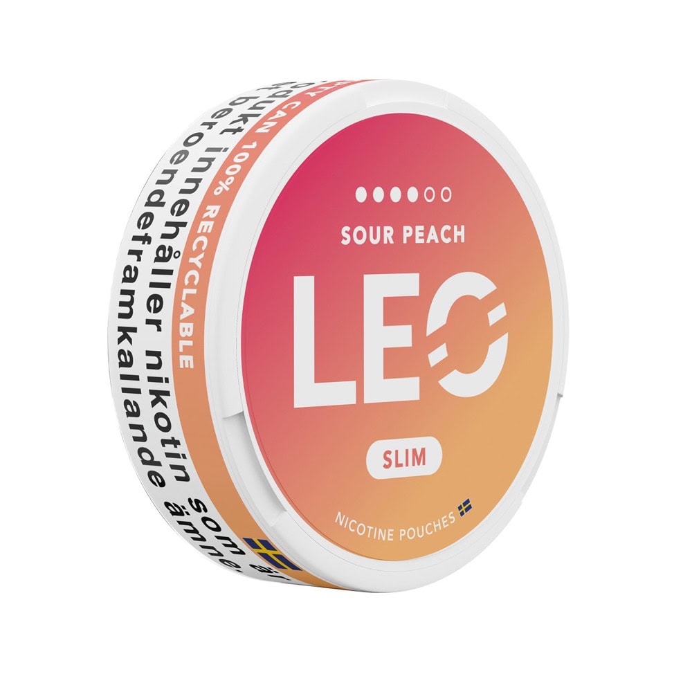 Leo Sour Peach nikotin poşeti